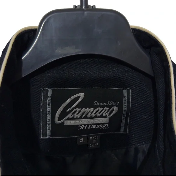 JH Design Mens Vintage Camaro Jacket - Picture 2 of 8